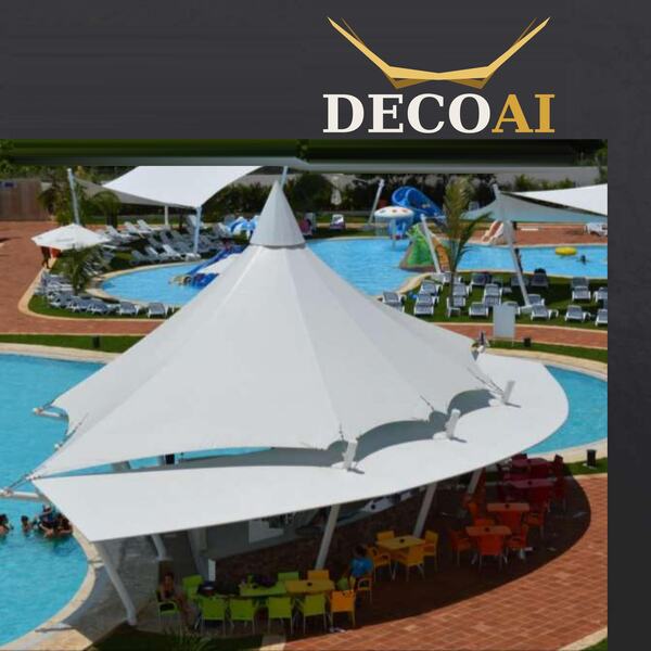 Catálogo: tenso estructura sobre piscina