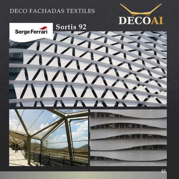 Catálogo: fachadas textiles Soltis